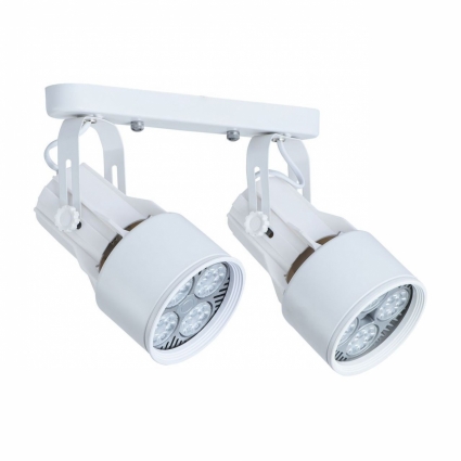 Спот Arte Lamp A6252PL-2WH в стиле Хай-тек, цвет белый, мощность 80 Вт