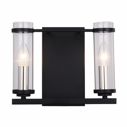 Бра ST Luce Bichero SL334.401.02 в стиле кантри, цвет черный, мощность 120 Вт