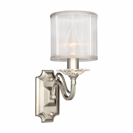 Бра Favourite Prima 2306-1W в классическом стиле, цвет белый, мощность 40 Вт