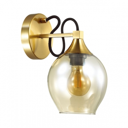 Бра Lumion Megan 3777/1W в стиле модерн, цвет желтый, мощность 60 Вт