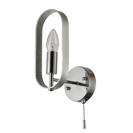 Бра F-Promo Scintillans 2482-1W в стиле модерн, цвет хром, мощность 40 Вт