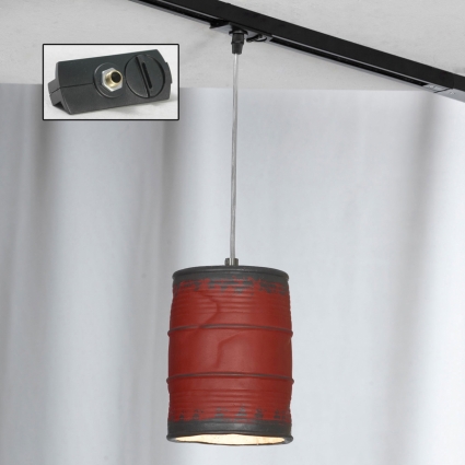 Трековый светильник однофазный Lussole LOFT Track Lights LSP-9527-TAB в стиле лофт, цвет красный