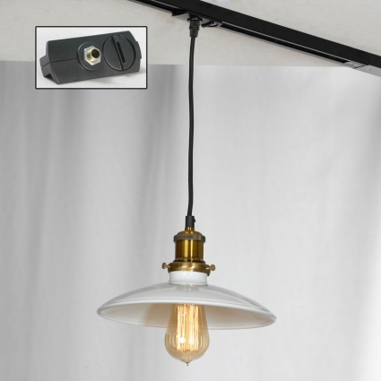 Трековый светильник однофазный Lussole LOFT Track Lights LSP-9605-TAB в стиле лофт, цвет белый