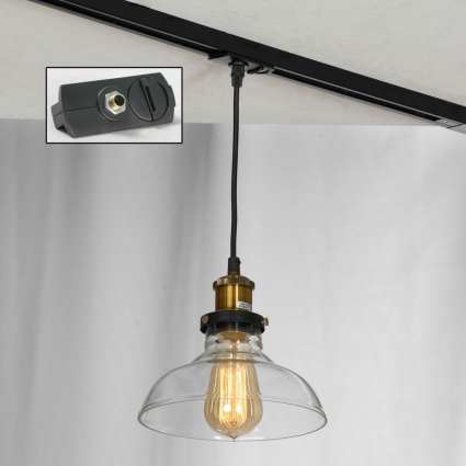 Трековый светильник однофазный Lussole LOFT Track Lights LSP-9606-TAB в стиле лофт, цвет черный