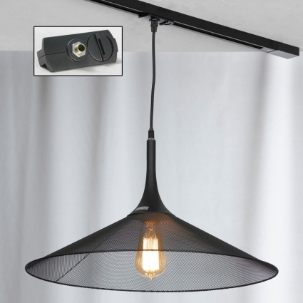 Трековый светильник однофазный Lussole LOFT Track Lights LSP-9813-TAB в стиле лофт, цвет черный