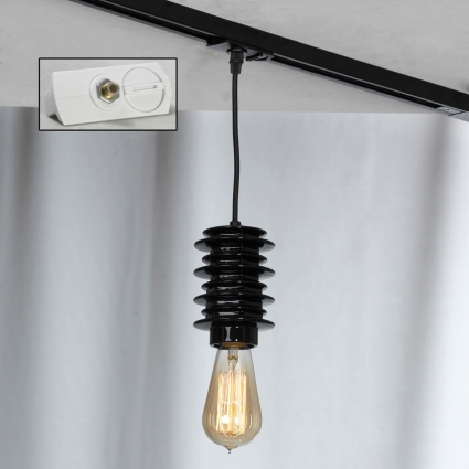 Трековый светильник однофазный Lussole LOFT Track Lights LSP-9920-TAW в стиле лофт, цвет черный