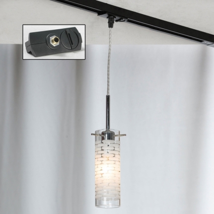Трековый светильник однофазный Lussole Track Lights LSP-9548-TAB в современном стиле, цвет белый