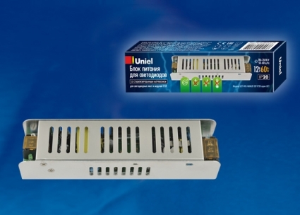 Блок питания (UL-00002428) Uniel UET-VAS-060A20 12V IP20 цвет белый