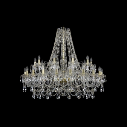 Подвесная люстра Bohemia Ivele 1411/20+10/400/G в классическом стиле, цвет золотой