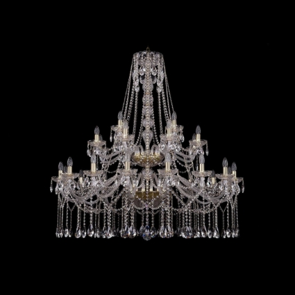 Подвесная люстра Bohemia Ivele 1413/16+8+4/460/2d/G в классическом стиле, цвет золотой