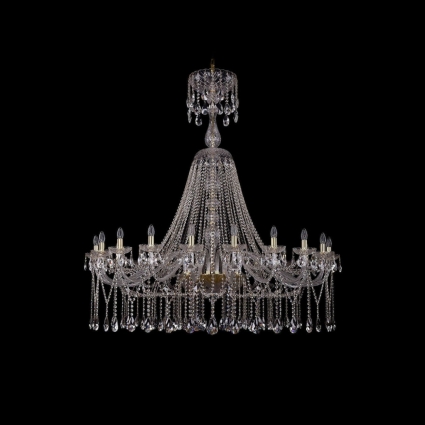 Подвесная люстра Bohemia Ivele 1413/20/530/XL-158/G в классическом стиле, цвет золотой