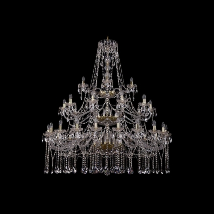 Подвесная люстра Bohemia Ivele 1413/20+10+5/530/3d/G в классическом стиле, цвет золотой