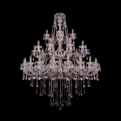 Подвесная люстра Bohemia Ivele 1415/20+10+5/530/3d/G в классическом стиле, цвет золотой