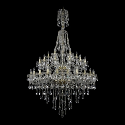 Подвесная люстра Bohemia Ivele 1415/24+12+6/460/XL-213/2d/G в классическом стиле, цвет золотой