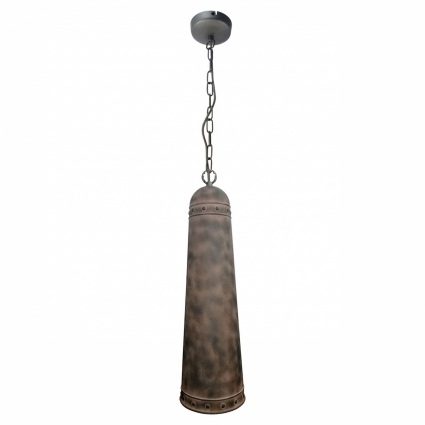 Подвеcной светильник Lussole Loft GRLSP-9502 в стиле лофт, цвет коричневый