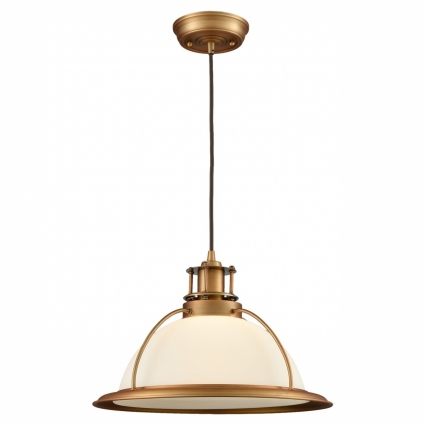 Подвеcной светильник Lussole Loft GRLSP-9811 в стиле лофт, цвет белый