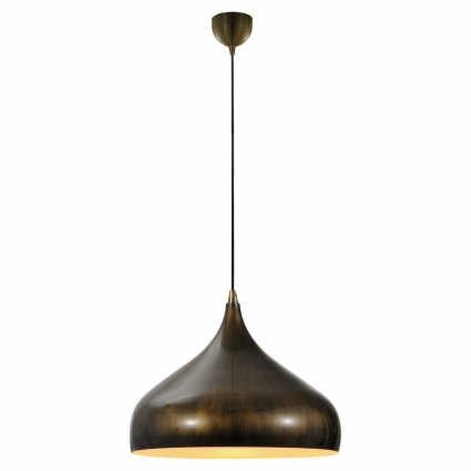 Подвесной светильник Lussole Loft GRLSP-9655 в стиле лофт, цвет коричневый
