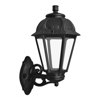 Уличный настенный светильник Fumagalli Bisso/Saba K22.131.000.AXF1R в классическом стиле, цвет черный