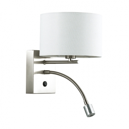 Бра Lumion Nikki 3745/1A в современном стиле, цвет белый, мощность 43 Вт