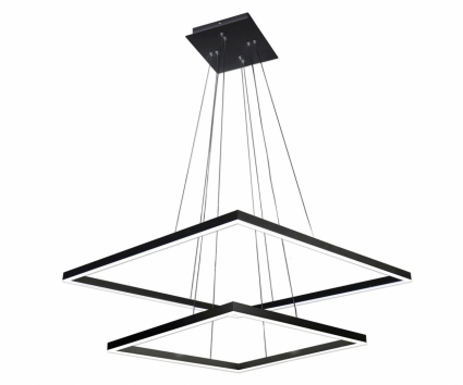 Подвесной светодиодный светильник Kink Light Альтис 08229,19(4000K), в стиле Хай-тек, цвет черный