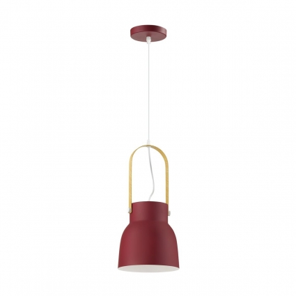 Подвесной светильник Lumion Ruby 3794/1 в морском стиле, цвет красный, мощность 60 Вт