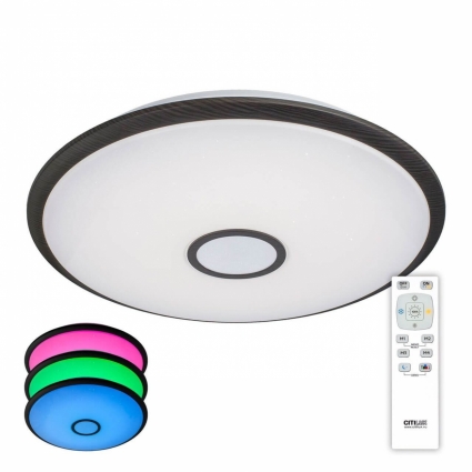 Потолочный светодиодный светильник Citilux СтарЛайт CL703105RGB в современном стиле, цвет белый