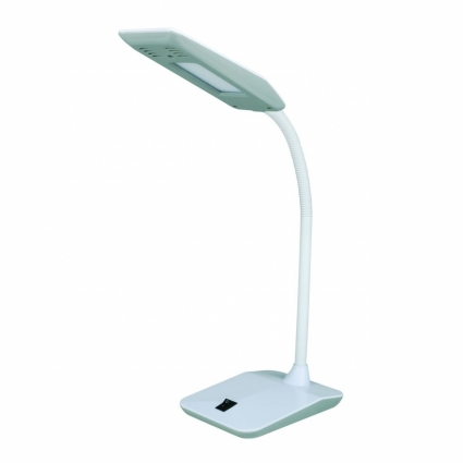 Настольная лампа (UL-00002232) Uniel TLD-545 Grey-White/LED/350Lm/3500K в современном стиле, цвет белый