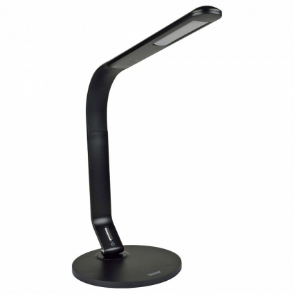 Настольная лампа (UL-00003648) Uniel TLD-555 Black/LED/500Lm/5500K/Dimmer/USB в современном стиле, цвет черный