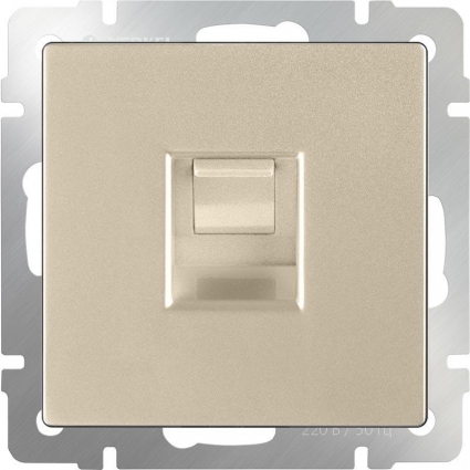Werkel Розетка Ethernet RJ-45 шампань WL11-RJ-45 4690389124532 цвет бежевый