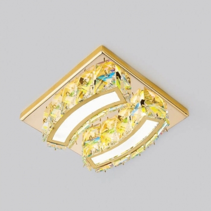 Встраиваемый светодиодный светильник Ambrella light LED S70 PR/G 4W 4200K LED в стиле модерн, цвет золотой