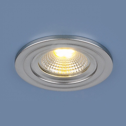 Встраиваемый светодиодный светильник Elektrostandard 9902 LED 3W COB SL серебро 4690389106118 в современном стиле, цвет серебро