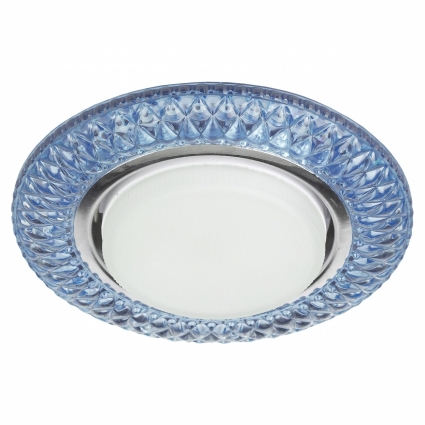 Встраиваемый светильник ЭРА LED DK LD23 BL1/WH в стиле модерн, цвет голубой