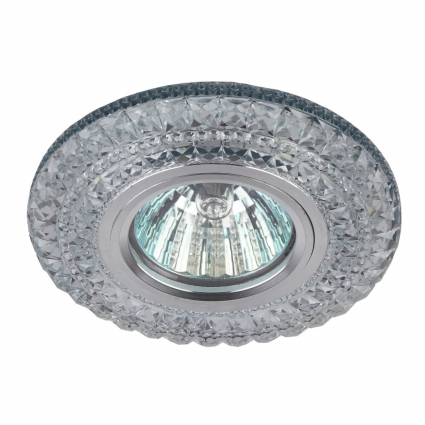 Встраиваемый светильник ЭРА LED DK LD3 SL/WH+BL в стиле модерн, цвет серебро