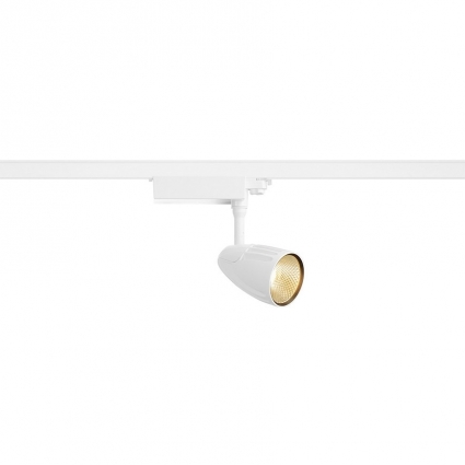Трековый светодиодный светильник SLV 3Ph Spot T Led 1001270 в современном стиле, цвет белый