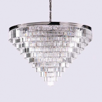 Подвесная люстра Newport 31143/S Nickel в современном стиле, цвет матовый никель, мощность 2580 Вт