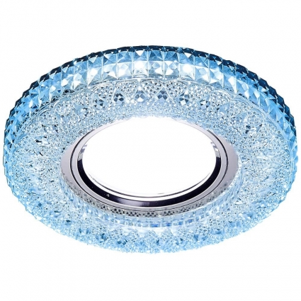 Встраиваемый светодиодный светильник Ambrella light Led S271 CL/CLD в классическом стиле, цвет хром