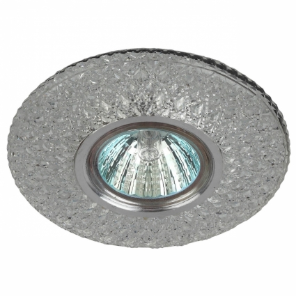 Встраиваемый светильник ЭРА LED DK LD33 SL/WH в стиле модерн, цвет серебро