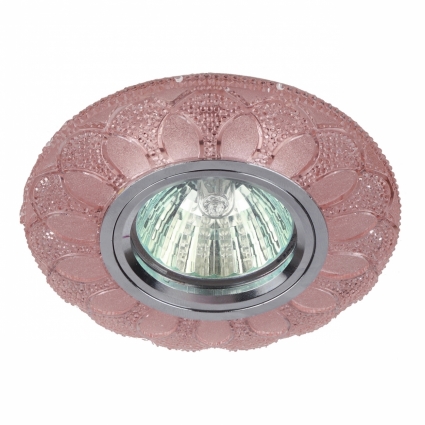 Встраиваемый светильник ЭРА LED DK LD5 PK/WH в стиле модерн, цвет розовый