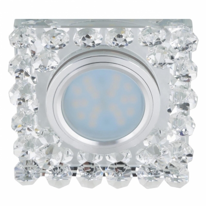 Встраиваемый светильник Fametto Luciole DLS-L131 GU5.3 Chrome/Clear в стиле модерн, цвет хром