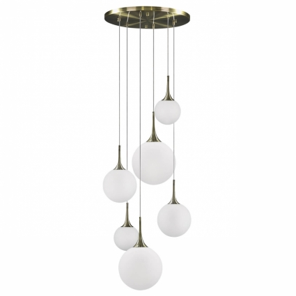 Подвесной светильник Lightstar Globo 813061 в современном стиле, цвет белый