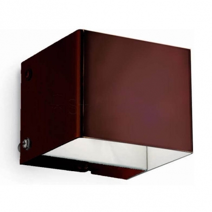 Настенный светильник Ideal Lux Flash AP1 Corten в современном стиле, цвет коричневый