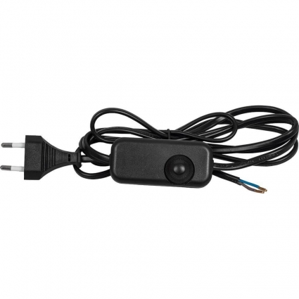 Сетевой шнур с диммером Feron DM103200W 23059, цвет черный
