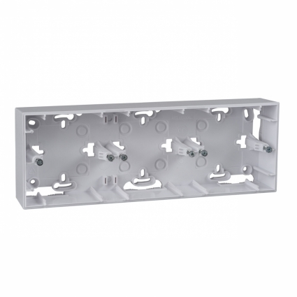 Монтажная коробка Schneider Electric Unica MGU8.006.18 цвет белый