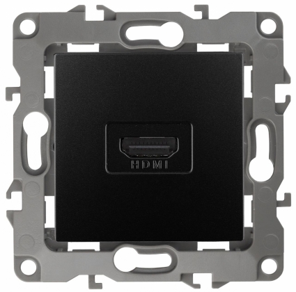 Розетка HDMI ЭРА 12 12-3114-05 в стиле Хай-тек