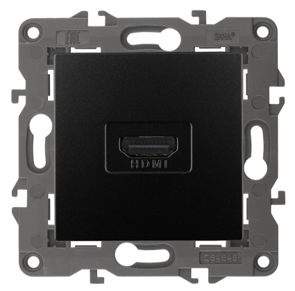 Розетка HDMI ЭРА Elegance 14-3114-05 в стиле Хай-тек