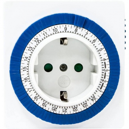 Розетка с таймером Feron TM32 23203, цвет белый