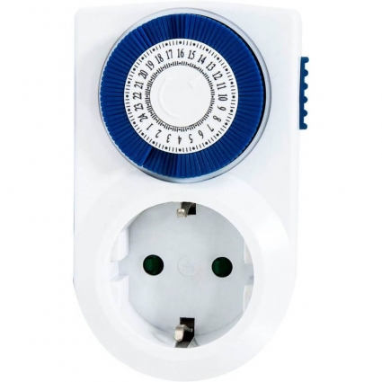 Розетка с таймером Feron TM50 23238, цвет белый