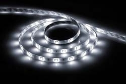 Светодиодная влагозащищенная лента Feron 14,4W/m 60LED/m 5050SMD холодный белый 5M LS607 27652, цвет белый, мощность 72 Вт