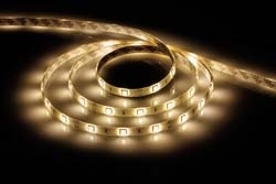 Светодиодная влагозащищенная лента Feron 7,2W/m 30LED/m 5050SMD теплый белый 5M LS607 27650, цвет белый, мощность 36 Вт