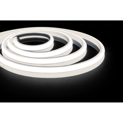 Светодиодная неоновая влагозащищенная лента Feron 14,4W/m 180LED/m 2835SMD белый 5M LS651 32187, цвет белый, мощность 72 Вт